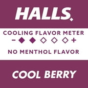 HALLS Throat Soothing (Previously HALLS Breezers) Cool Berry Throat Drops, 25 Drops