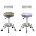 thumbnail image 3 of Uemuo Fish Scale1 Pattern Round Bar Stool Seat Covers Washable Stool Cushion Slipcover Elastic Bar Chair Covers-12 inch, 3 of 7