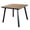 Yellow, variant on Square Patio Dining Table w Umbrella Hole,Durable Wood-Plastic Top