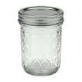 thumbnail image 5 of Ball Regular Mouth 8 oz Quilted Crystal Mason Jars with Lids & Bands, Small Glass Canning Jars for Jam and Jelly, 12-Pack, 5 of 8