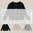 thumbnail image 5 of OJSFQUFP Kids Knit Cardigan Toddler Boys Girls Crew Neck Button Down Long Sleeve Knitted Sweater Jacket Fall Winter, 5 of 9