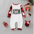 thumbnail image 5 of Penkiiy Family Christmas Pajamas Matching Sets Lounge Home Pjs Long Sleeve Shirts and Plaid Pants Xmas Holiday Pajama Outfits 9 Months Red, 5 of 6