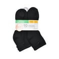 thumbnail image 2 of Wonder Nation Boys Cushioned Ankle Socks, 10 Pack, Sizes S (4-8.5) - L (3-9), 2 of 6
