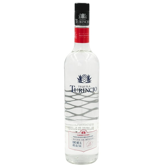 Tequila Turincio Blanco 40% 1 l Sabor Lychee