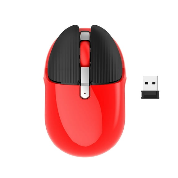Yidarton M106 Rechargeable 2.4G Wireless Mouse Mute Rabbit Mouse One Button Return To Desktop Office Mouse