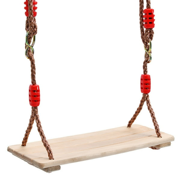 Wooden Tree Swing Seat Indoor Outdoor Rope Wooden Swing Seat For Children Adult Kids Walmart Com Walmart Com