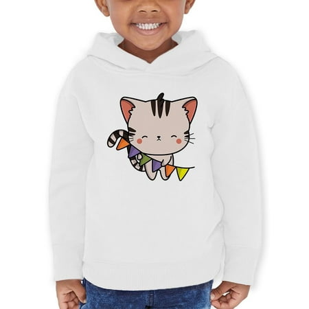 

Cute Kittyboo W Colorful Flags Hoodie Toddler -Image by Shutterstock 4 Toddler