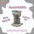 thumbnail image 4 of Chocolate Golf Balls - 3 LB Resealable Stand Up Bulk Candy Bag (approx. 240 pieces) - Individually Foil Wrapped Chocolate Balls - Sports Themed Candies, 4 of 6