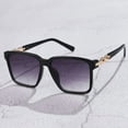 thumbnail image 4 of Typpkmm Cycling Fashion Womens Sunglasses Square Style Sun Glasses Accessories Gradient Lens Anti, 4 of 7