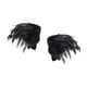 thumbnail image 4 of Capa de plumas, chal gótico con capas de plumas para el hombro, para vestir Negro, 4 of 9