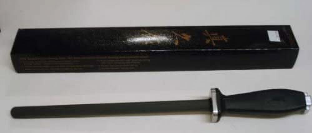 SRB-84 - MAC 8½ Black Ceramic Honing Rod w/ grooves/New in Box