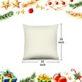 thumbnail image 5 of Christmas Pillow Covers Set of 4 for Christmas Decor Xmas Decorative Pillowcase Winter Holiday Throw Cushion Case for Home (Pickup Christmas Tree) (Pink, 16"x16"), 5 of 6