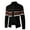 Black, variant on WREESH Fashion Zip-Up Sweater Jacket Men's New Colorblocked Knit Cardigan Casual Long Sleeve Sweater Jacket Sweater Black