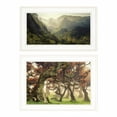 thumbnail image 2 of Set Of Two The Land Of Hobbits 1 White Framed Print Wall Art, 2 of 3