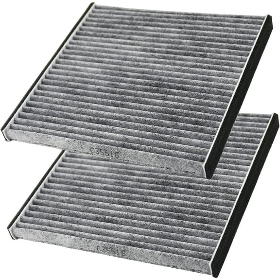2pc MotorbyMotor C35516 (CF10132) Cabin Air Filter for Mazda MPV, Mitsubishi Endeavor Galant, Subaru Legacy Outback Tribeca, Toyota 4Runner Celica FJ Cruiser Prius Sienna CE & LE Premium Air Filter