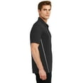 thumbnail image 3 of Sport Tek Adult Male Men Plain Short Sleeves Polo Black/Hthr Gry Small, 3 of 6