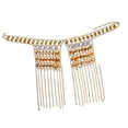 thumbnail image 1 of Arnés De De Imitación Completo Cintura Cadena Cuerpo Cadena Hombro Colr Para Mujer Joyería De Lentejues Doradas Body Sunnimix Joyas de cadena corporal en capas, 1 of 8