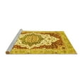 thumbnail image 2 of Ahgly Company Machine Washable Indoor Rectangle Abstract Yellow Modern Area Rugs, 6' x 9', 2 of 4
