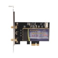 thumbnail image 1 of Tarjeta de red PCIE, tarjeta de red PCI E, adaptador Wi-Fi para computadora PC, adaptador Wi-Fi ultra sensible, 1 of 9