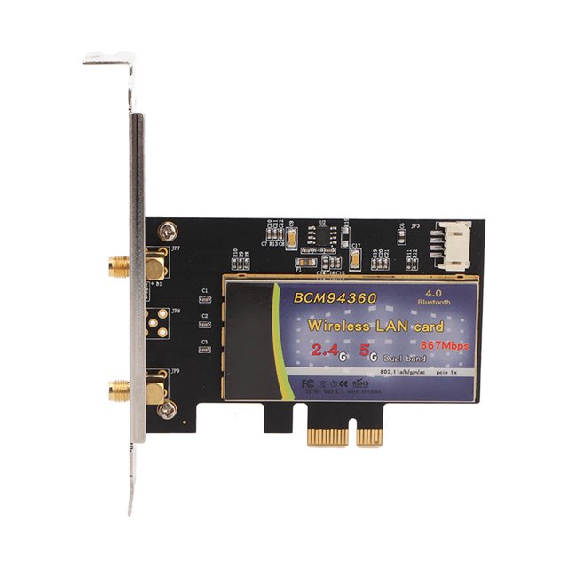 Tarjeta de red PCIE, tarjeta de red PCI E, adaptador Wi-Fi para computadora PC, adaptador Wi-Fi ultra sensible