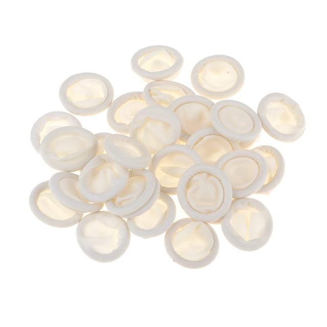 100pcs Industrial Anti Static Conductive Rubber Latex Finger Cots Disposable -