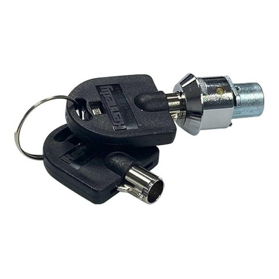 High Security Tubular Lock & Key Set - 80403 - Replacement Lock for Tool Chests, Cabinets & Carts - No Cam Included