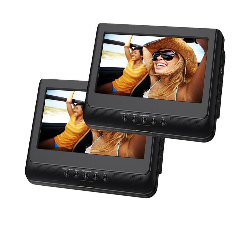 SYLVANIA, 10.1" DUAL SCREEN PORTABLE DVD PLAYER