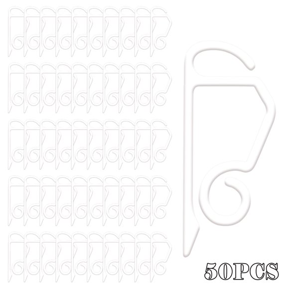 Kayannuo Back to School 50 Pieces Christmas Light Clips Holiday Light Clips Outdoor String Light Gutter Hooks Plastic Clip For Hanging Outdoor Lights Christmas Tree