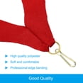 thumbnail image 3 of Uxcell Award Neck Ribbons with Snap Clips, Polyester Striped Medal Lanyards Ribbon, Red 20Pcs, 3 of 6