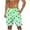 Green, variant on cllios Mens Swimming Shorts Long,Men's Swim Trunks 9 Inch Quick Dry Bathing Suit Tropical Hawaiian Beach Shorts Swimming Boardshorts with Pockets