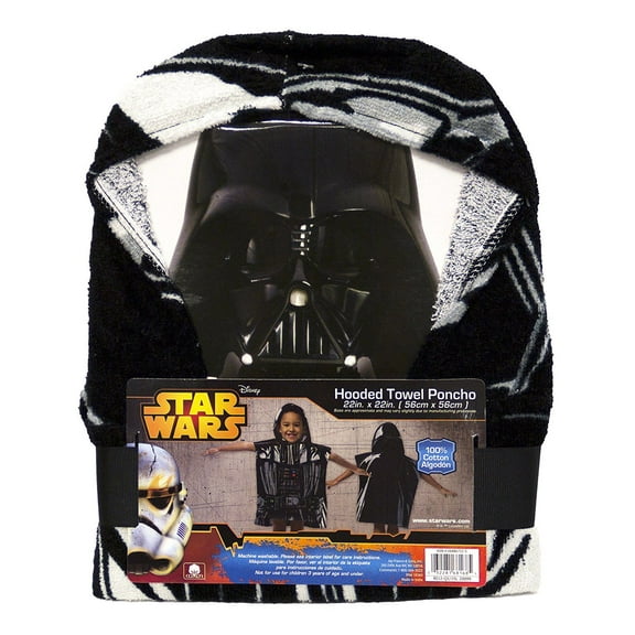 Star Wars Cotton Hooded Towel Poncho Darth Vader