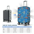 thumbnail image 6 of Daiia Cartoon Animals 1 Luggage Cover, Thickened Washable Travel Luggage Covers, Elastic Unique Baggage Covers for 18-20 inch Luggage-Small, 6 of 9