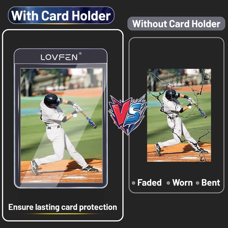 500ct Semi Rigid Card Holders & 500ct Card Sleeves for Psa, Sgc, Bgs, CSG Graded Card Submissions, Semi Rigid Card Sleeves, Baseball Card Protectors,