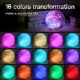 thumbnail image 4 of Luz de noche para niños Moonlight Galaxy Light 5.9 pulgadas 16 colores LED 3D Star Moon Light, control remoto y control táctil, carga USB, regalo para bebé niña niño mamá mujer cumpleaños (número, 4 of 5