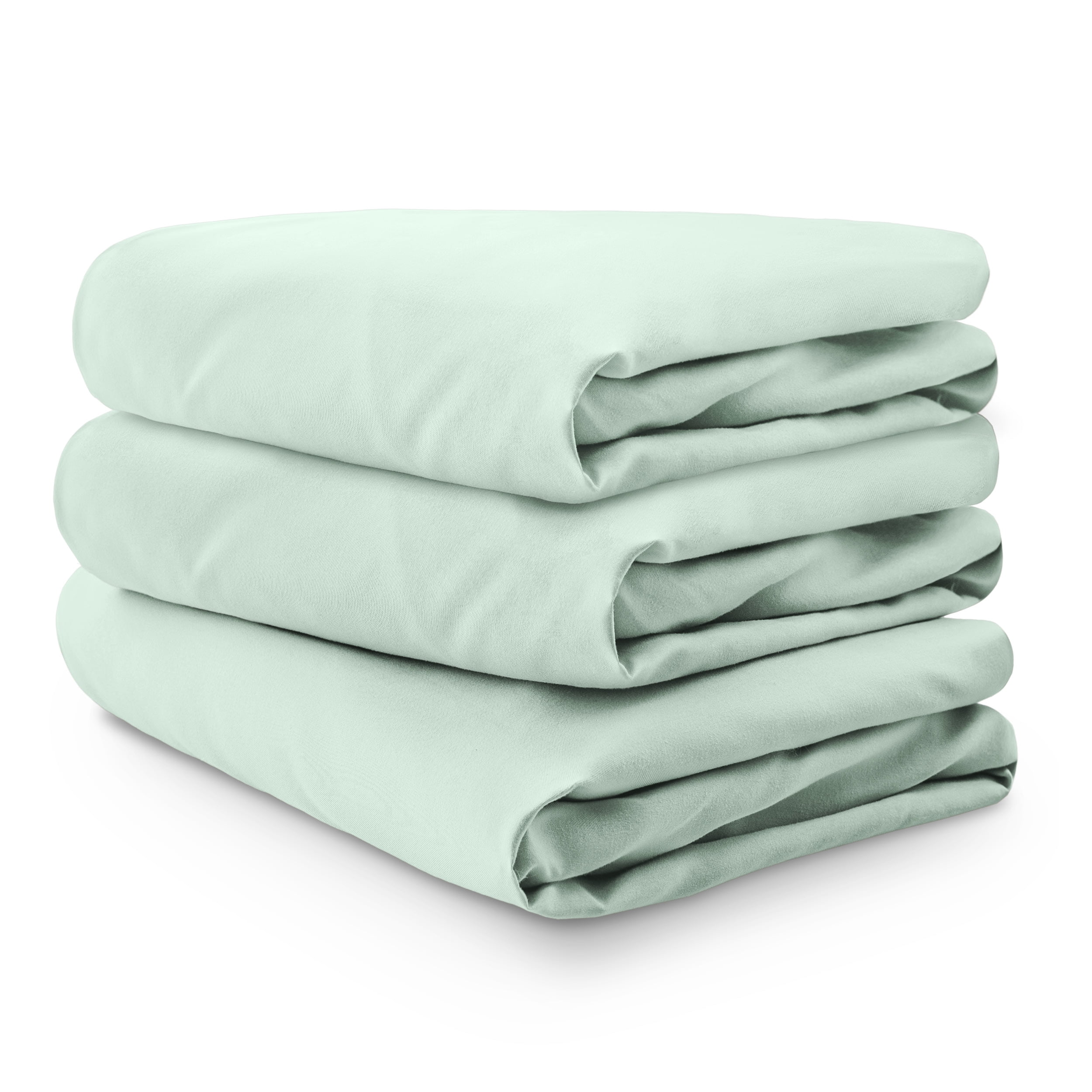 Bare Home 3 Pack Fitted Sheets - Premium 1800 Collection - Ultra Soft - Crib, Spring Mint