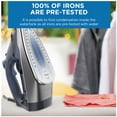 thumbnail image 7 of T-fal Express Steam+, Steam Iron, Durilium AirGlide Soleplate, Dark Blue, 7 of 7
