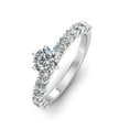 thumbnail image 3 of Certified 1.00ctw Diamond Solitaire Engagement Ring in 10k White Gold (G-H, I1), 3 of 5