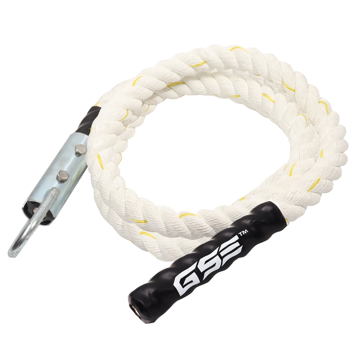 GSE Games & Sports Expert Climbing Rope, Gym Battle Rope for Climbing Exercises, Strength Training - 10FT
