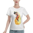 thumbnail image 1 of T-Shirt Basique à Manches Courtes pour Femmes Dragon Ball Wukong, 1 of 6