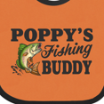 thumbnail image 4 of Inktastic Poppy's Fishing Buddy Boys Baby Bib, 4 of 4