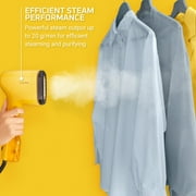 Open Box Rowenta Pure Pop Handheld Garment Steamer- Yellow