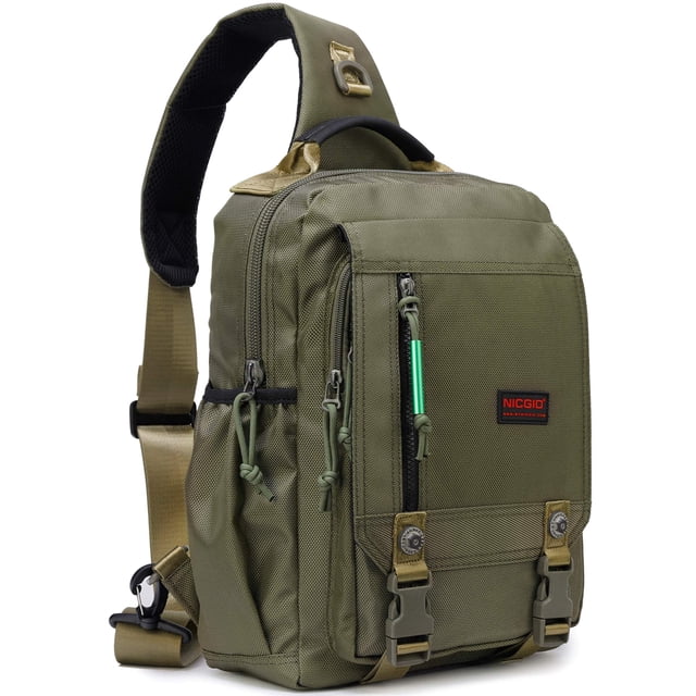 Mochila bandolera NICGID de nailon para computadora portátil de 13.3 pulgadas