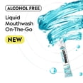 thumbnail image 3 of Listerine On-The-Go Cool Mint Alcohol Free Mouthwash Packets, 0.33 fl oz x 5pk, 3 of 10