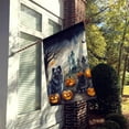 thumbnail image 3 of Keeshond Spooky Halloween House Flag 28 in x 40 in, 3 of 7