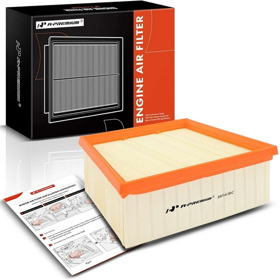 A-Premium Engine Air Filter Compatible with Ford EcoSport 2018 2019 2020 2021 2022, 1.0L 2.0L, Flexible Panel, Replace# GN1Z9601A