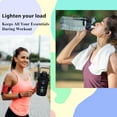 thumbnail image 5 of 64 oz Water Bottle with Straw Sleeve & Strap Motivational BPA Free Half Gallon Water Jug with Handle for Gym Women Men Aesthetic Water Bottle with Strap Star Sign, 5 of 6