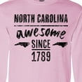 thumbnail image 4 of Inktastic North Carolina Awesome Since 1789 Long Sleeve T-Shirt, 4 of 5