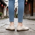 thumbnail image 6 of CHICVOMEY Flats for Women Breathable Mesh Mary Jane Flats for Women Casual & Work Ballet Flats Slip On Shoes with Velcro Strap, 6 of 9