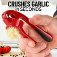 thumbnail image 3 of Zulay Kitchen Garlic Press Set, Easy to Squeeze Garlic Mincer with Peeler & Cleaner, 3 of 9
