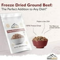thumbnail image 4 of (Pack of 6) MOUNTAIN ESSENTIALS Freeze Dried Ground Beef Fully Cooked | Ready to Eat | No Water Added | No Preservatives | Survival & Emergency Food For Hunting, Backpacking & Camping Food 10 serving, 4 of 9